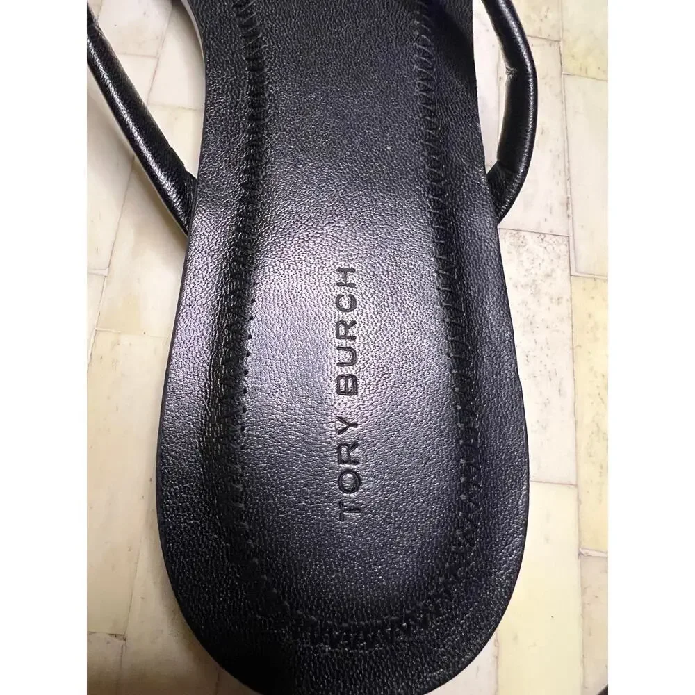 Tory Burch Chelsea Leather Flip Flops in Perfect Black